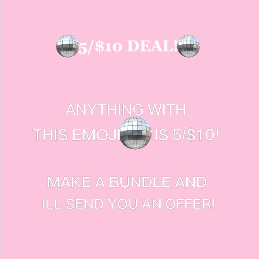 5/$10 DEAL!